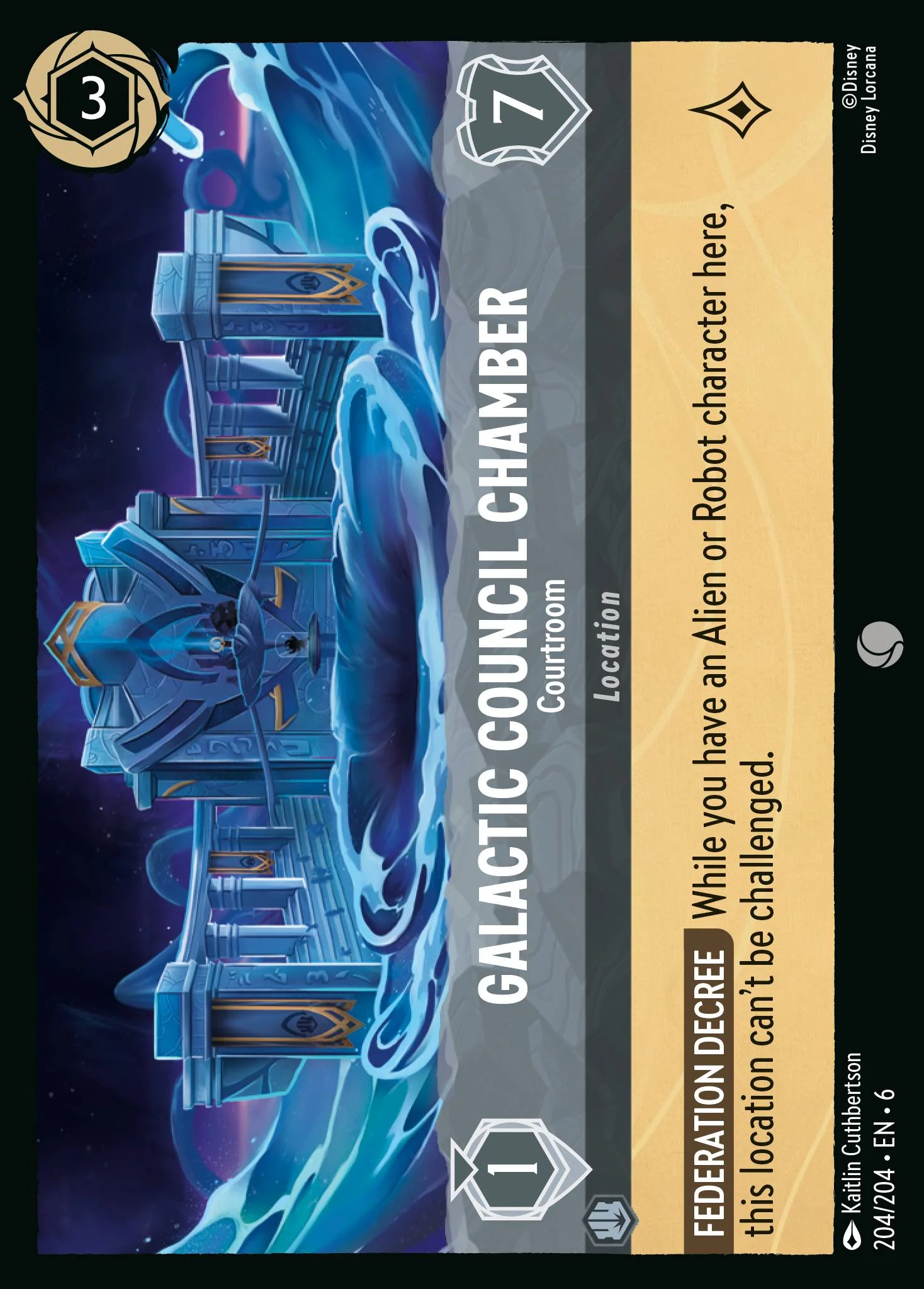 Galactic Council Chamber - Courtroom 204/204 from Azurite Sea