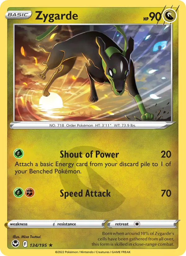 Zygarde 134/195 from Silver Tempest