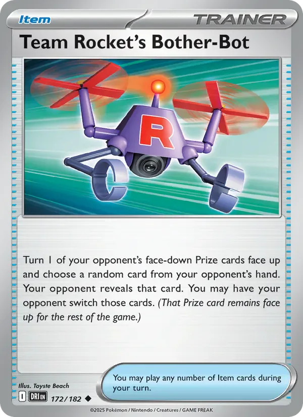 Team Rocket's Bother-Bot 172/182 from Destined Rivals