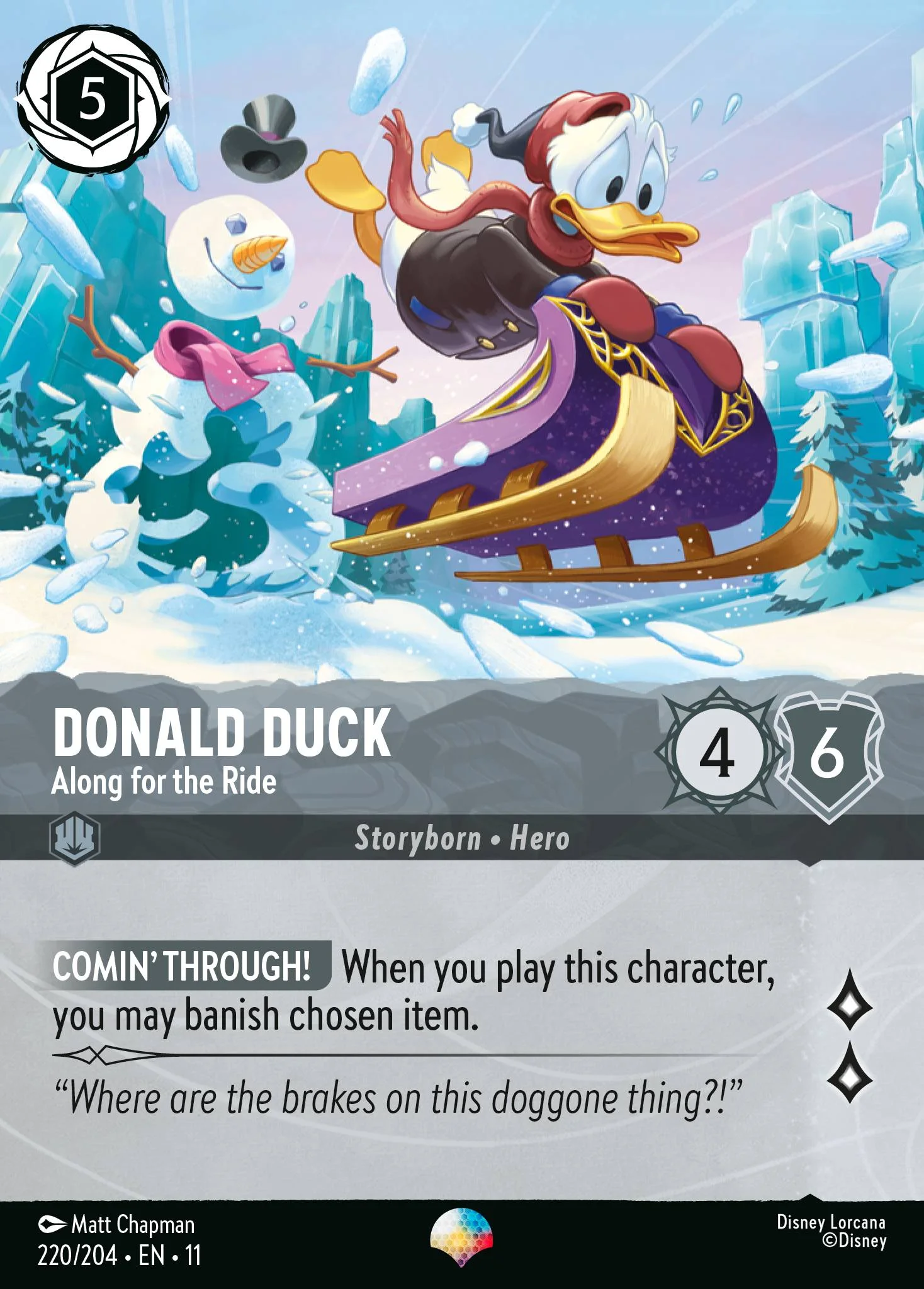 Donald Duck - Along for the Ride 220/204 from Winterspell