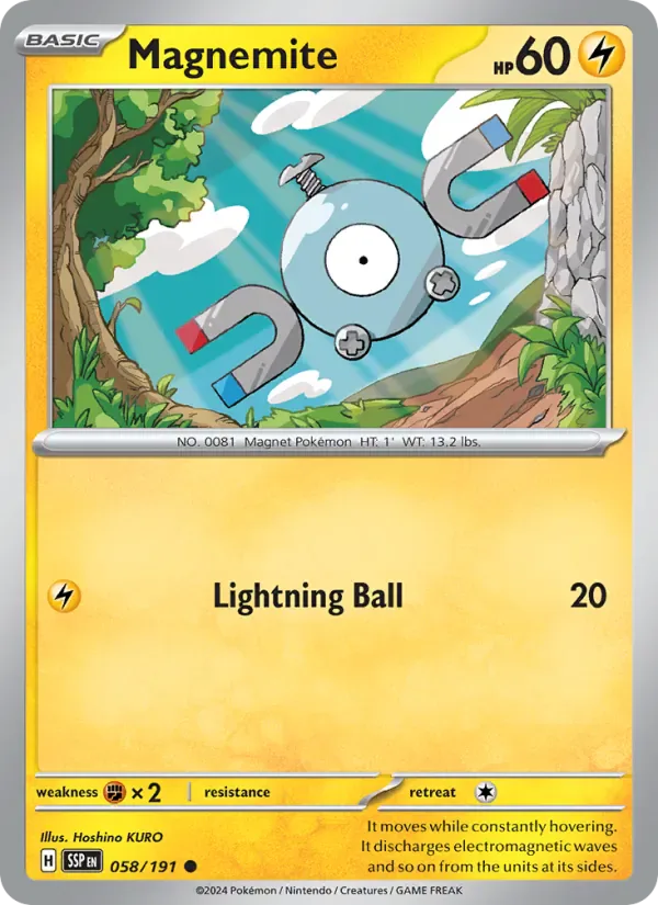 Magnemite 058/191 from Surging Sparks