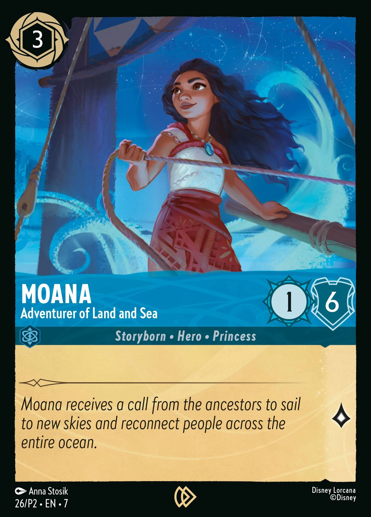 Moana - Adventurer of Land and Sea 26/P2 from Archazia's Island