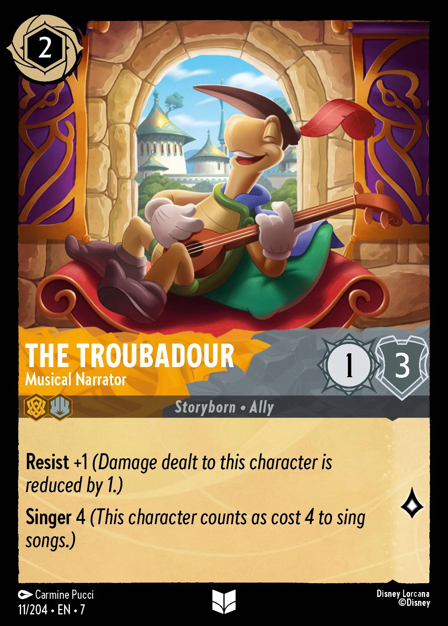 The Troubadour - Musical Narrator 11/204 from Archazia's Island