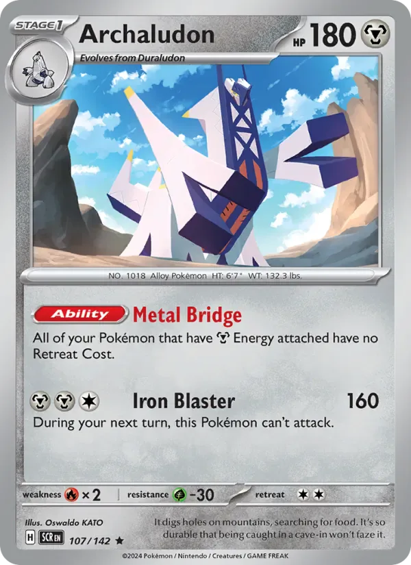 Archaludon 107/142 from Stellar Crown