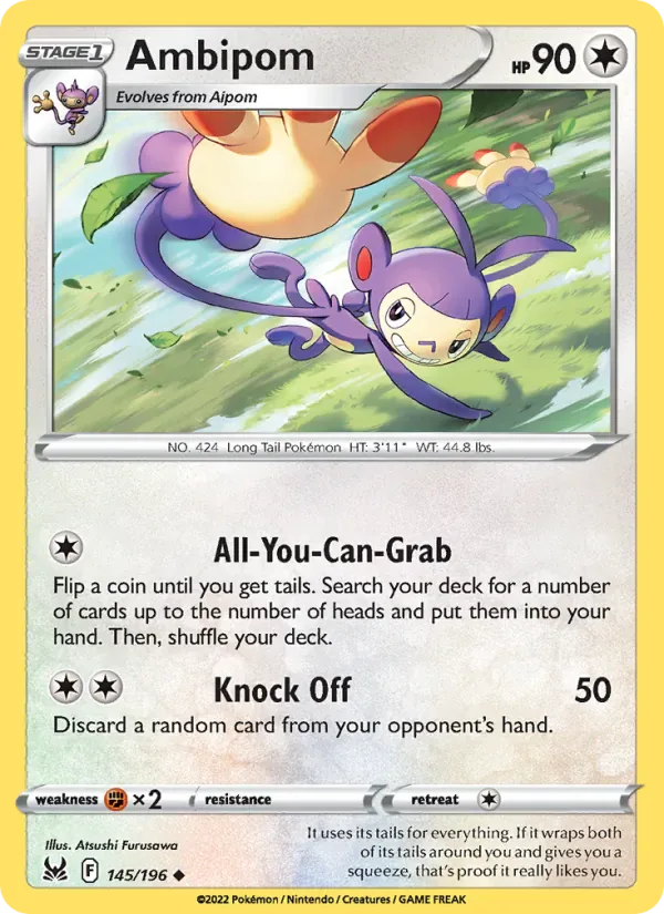 Ambipom 145/196 from Lost Origin