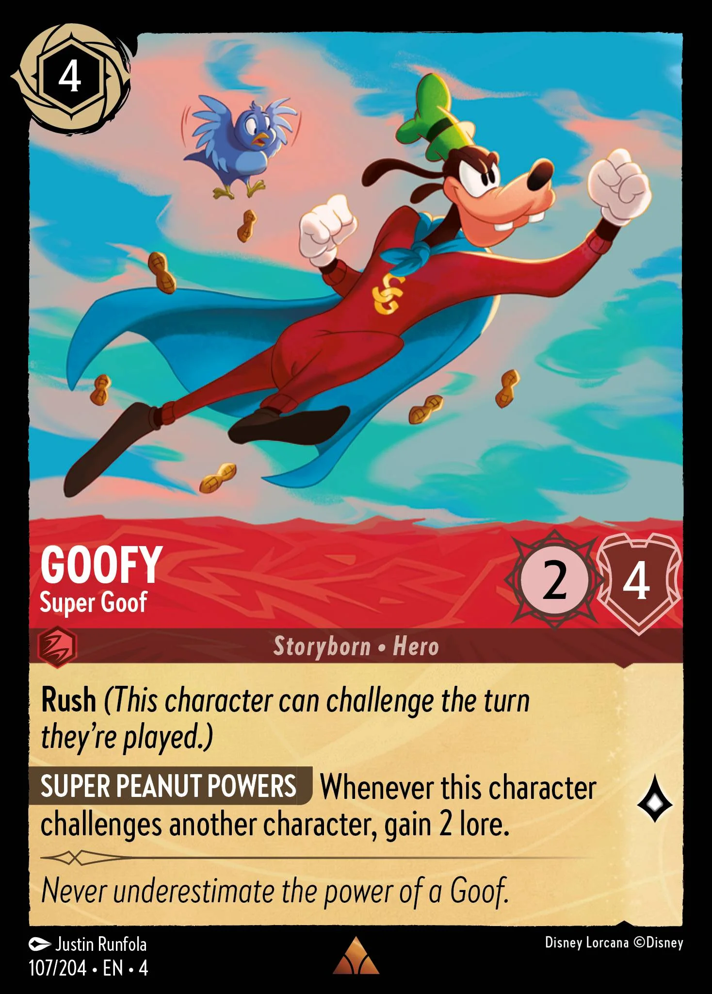 Goofy - Super Goof 107/204 from Ursula's Return