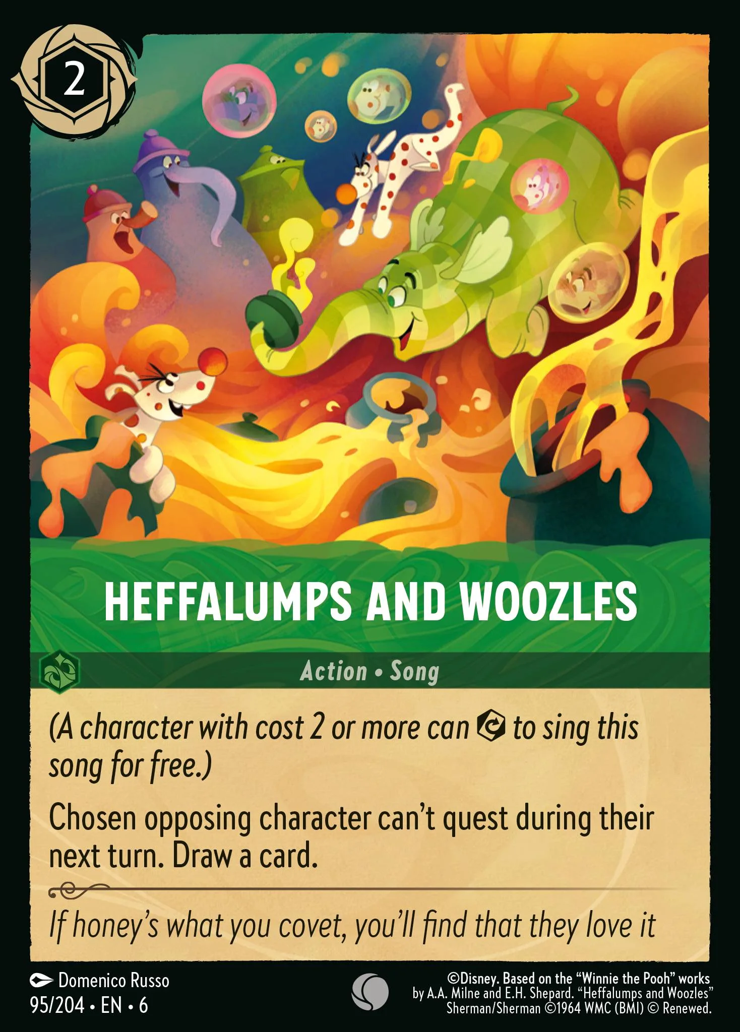 Heffalumps and Woozles 95/204 from Azurite Sea