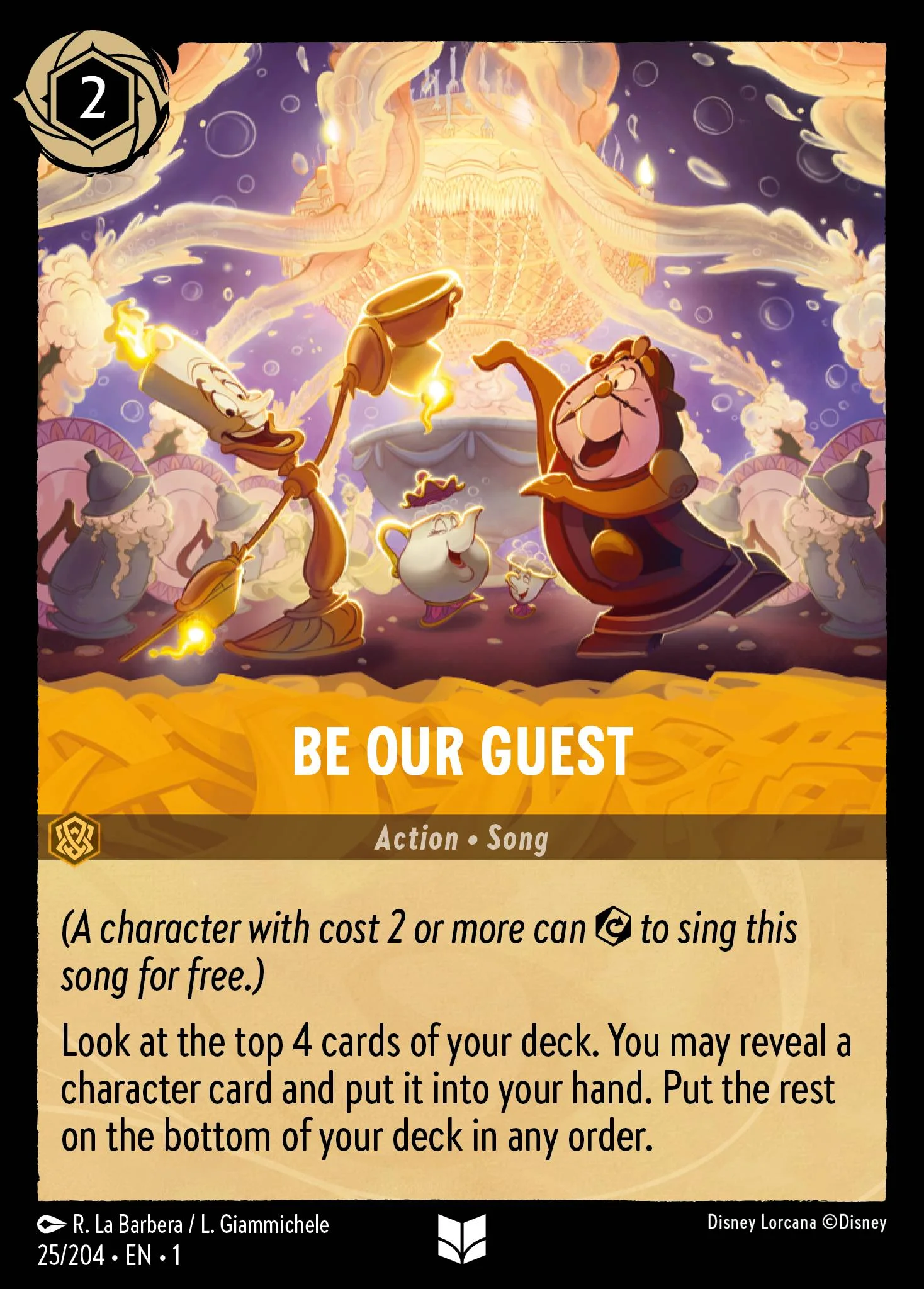 Be Our Guest 25/204 from The First Chapter