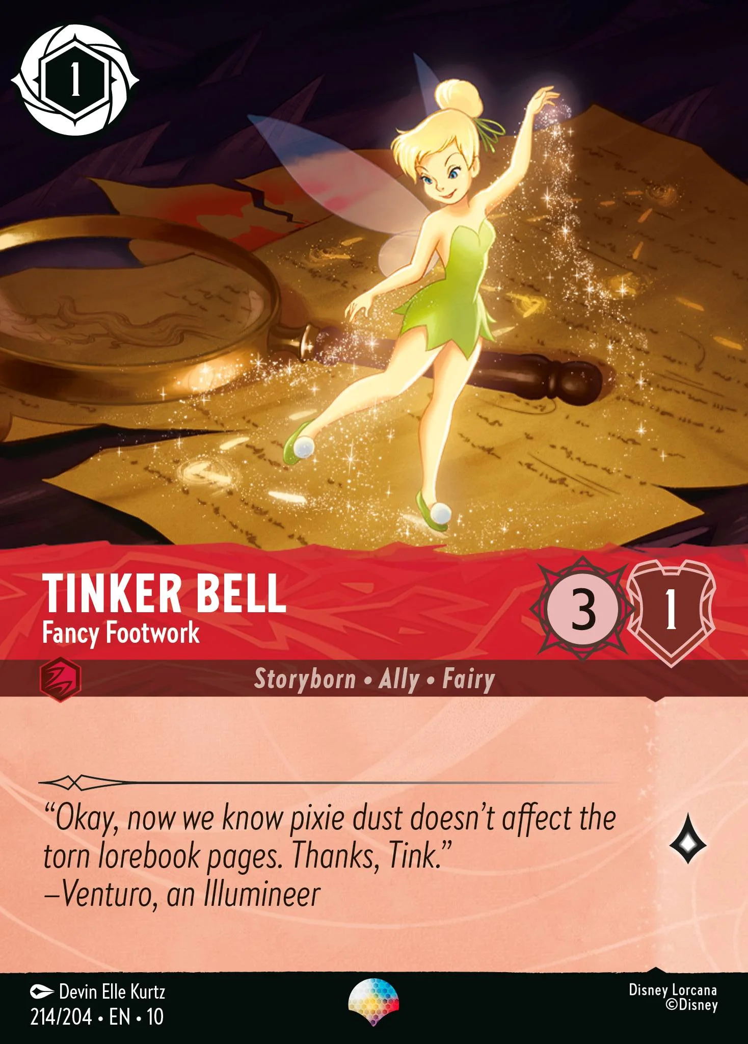 Tinker Bell - Fancy Footwork 214/204 from Whispers in the Well