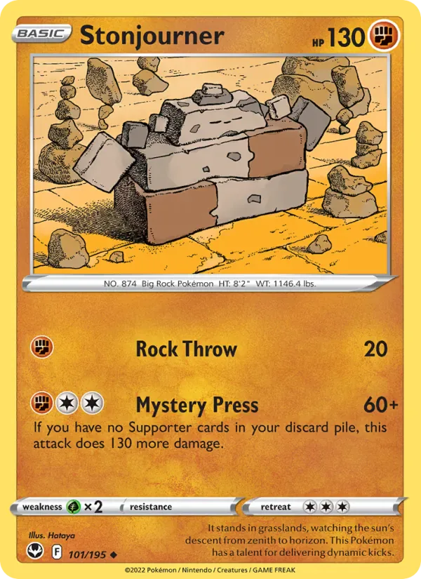 Stonjourner 101/195 from Silver Tempest