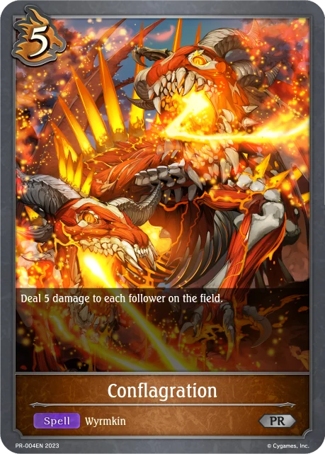 Conflagration PR-004EN Shadowverse: Evolve card