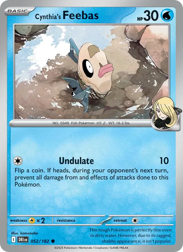 Cynthia's Feebas 052/182 from Destined Rivals