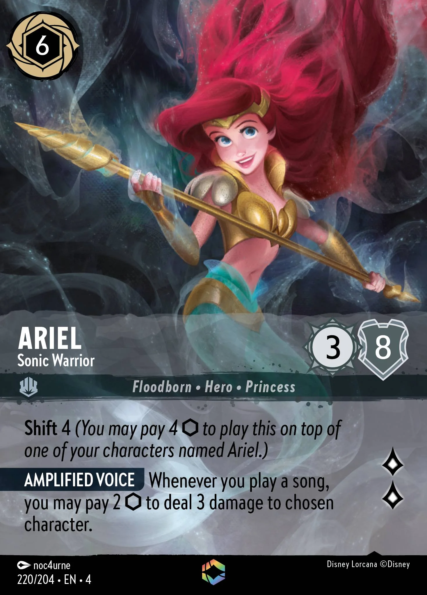 Ariel - Sonic Warrior 220/204 from Ursula's Return