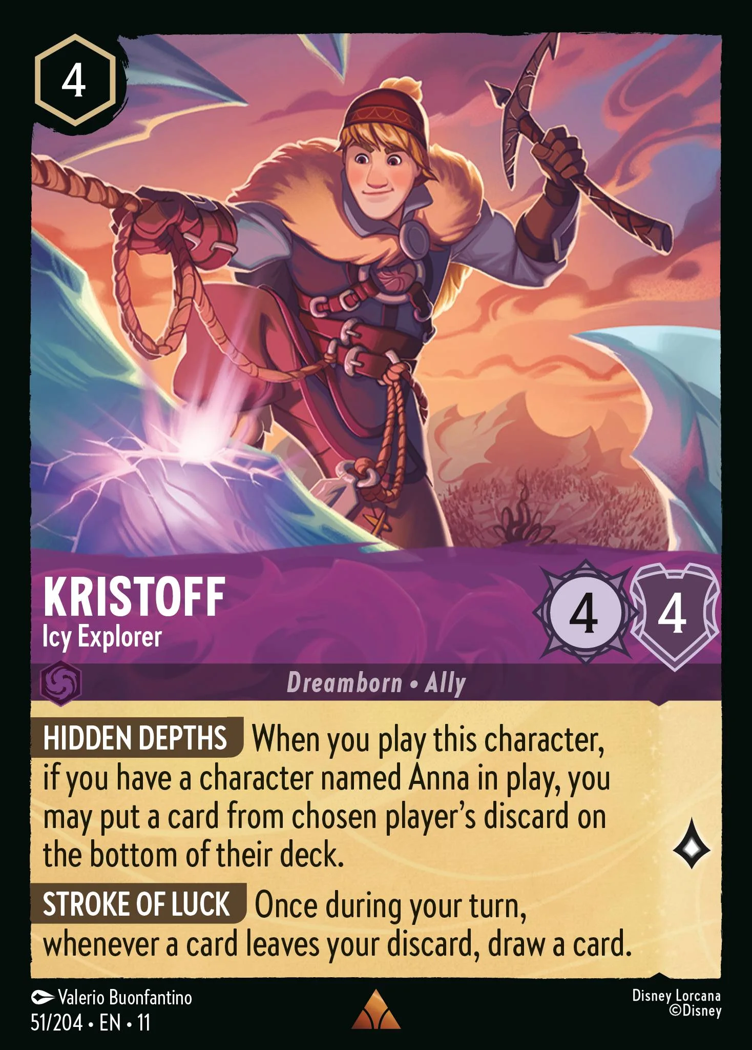 Kristoff - Icy Explorer 51/204 from Winterspell