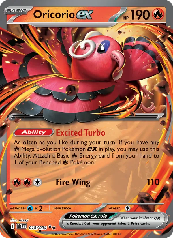 Oricorio ex 018/94 from Phantasmal Flames