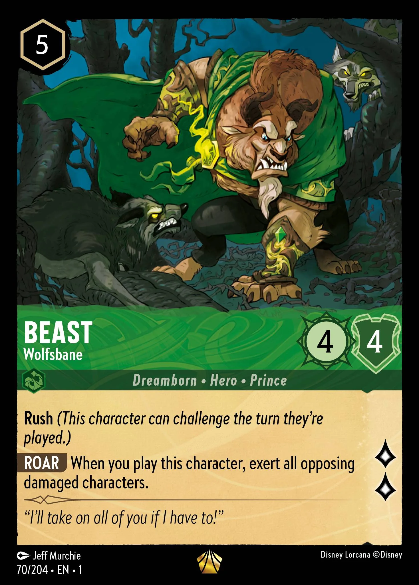 Beast - Wolfsbane 70/204 from The First Chapter