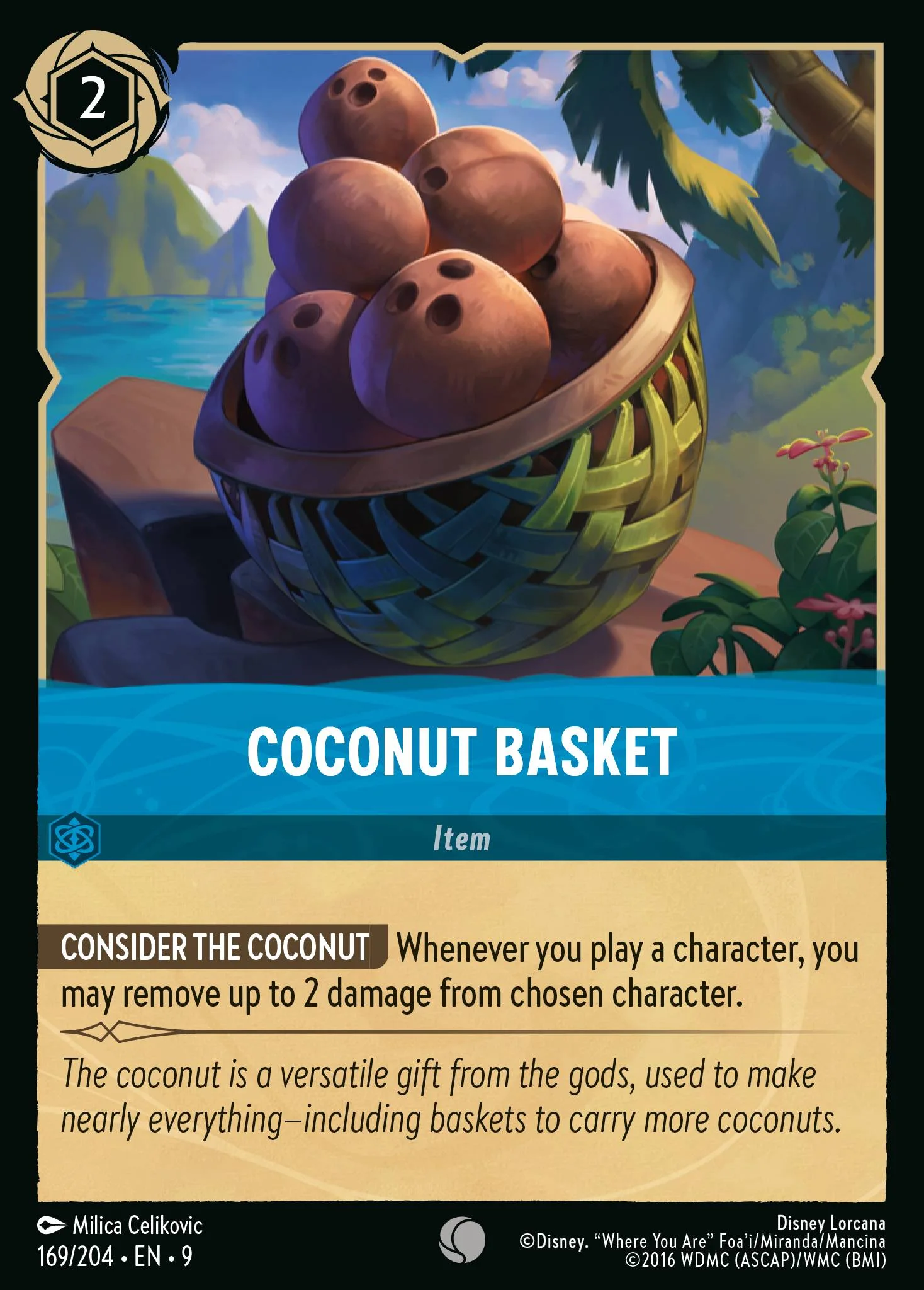 Coconut Basket 169/204 from Fabled