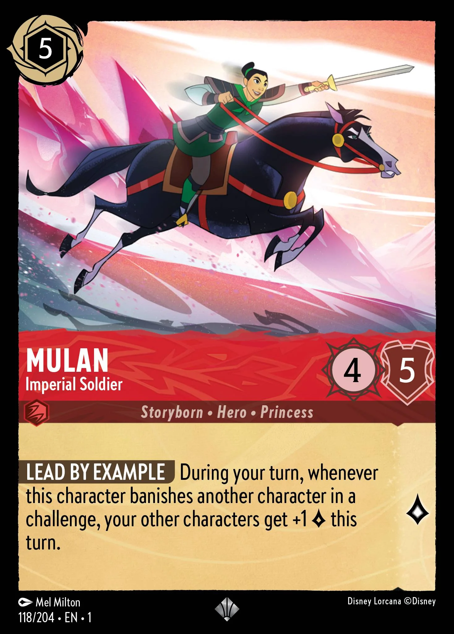 Mulan - Imperial Soldier 118/204 from The First Chapter
