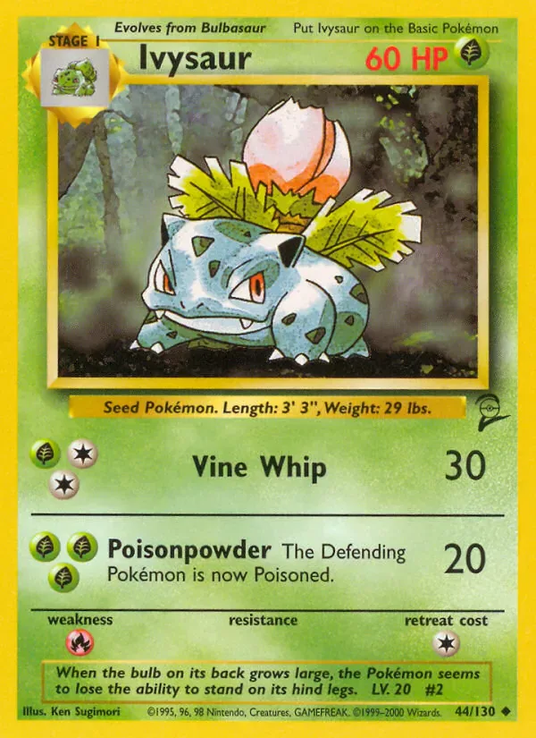 Ivysaur 44/130 from Base Set 2