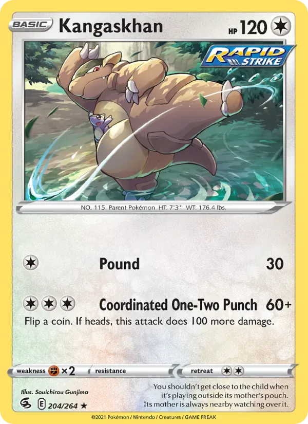 Kangaskhan 204/264 from Fusion Strike