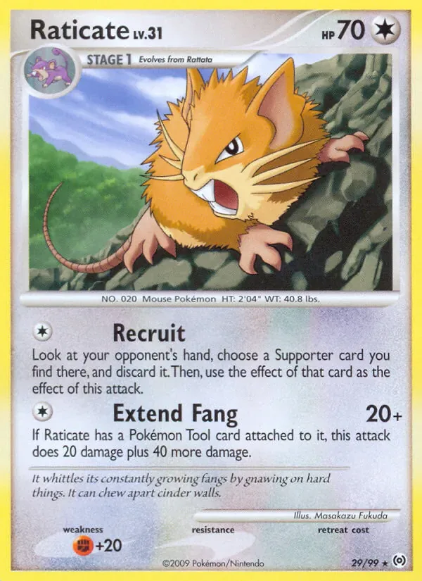 Raticate 29/99 from Arceus