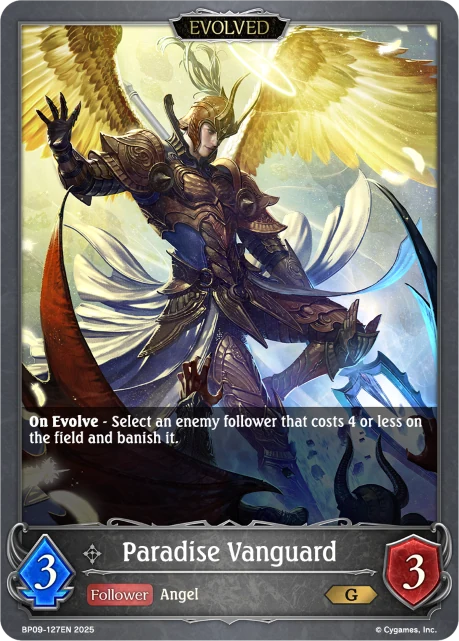 Paradise Vanguard BP09-127EN Shadowverse: Evolve card