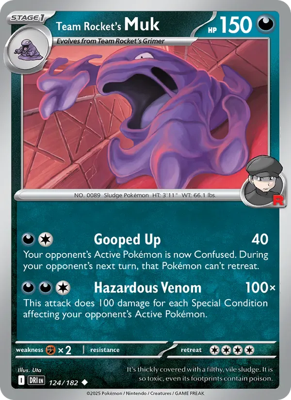 Team Rocket's Muk 124/182 from Destined Rivals
