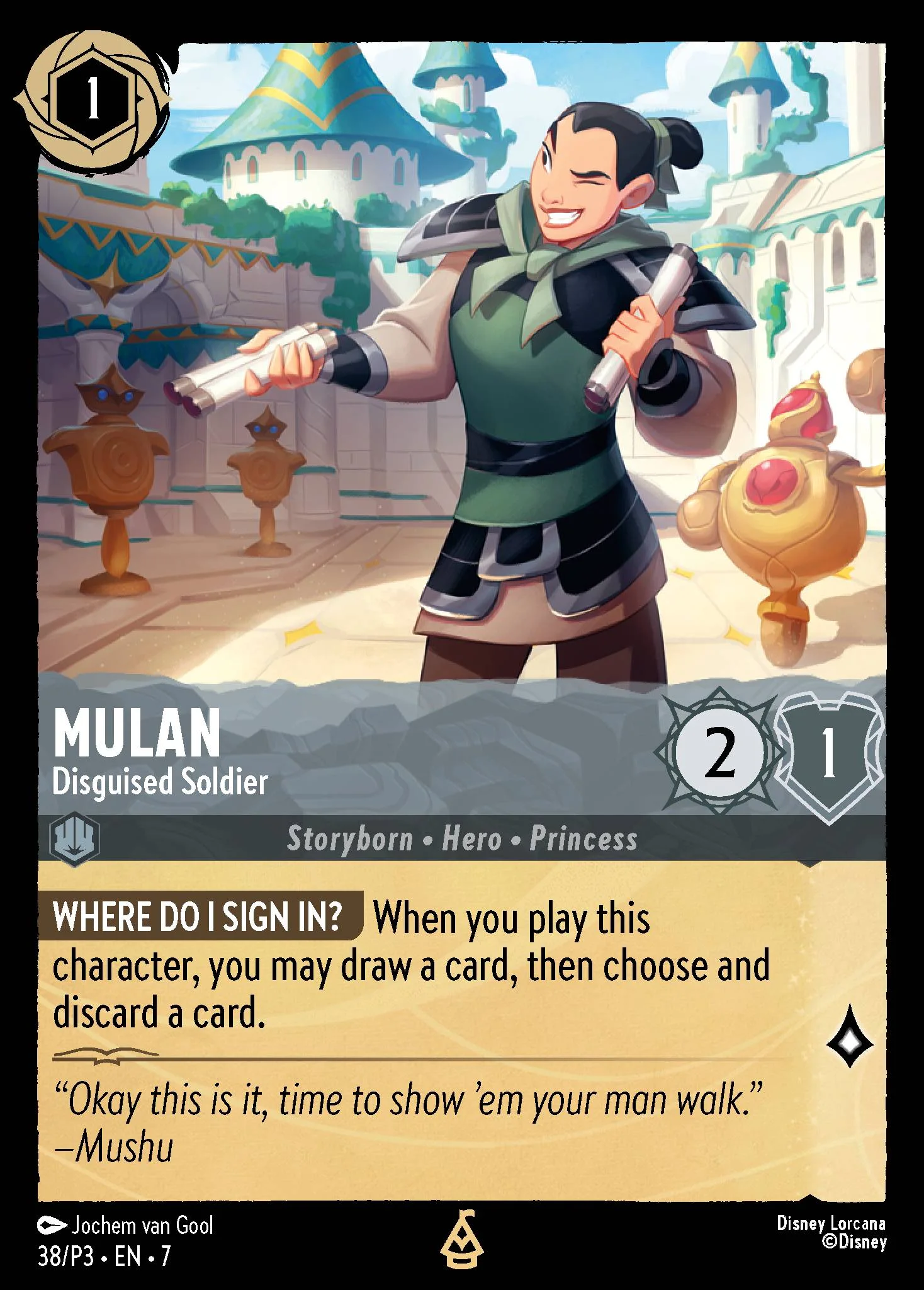 Mulan - Disguised Soldier 38/P3 from Archazia's Island