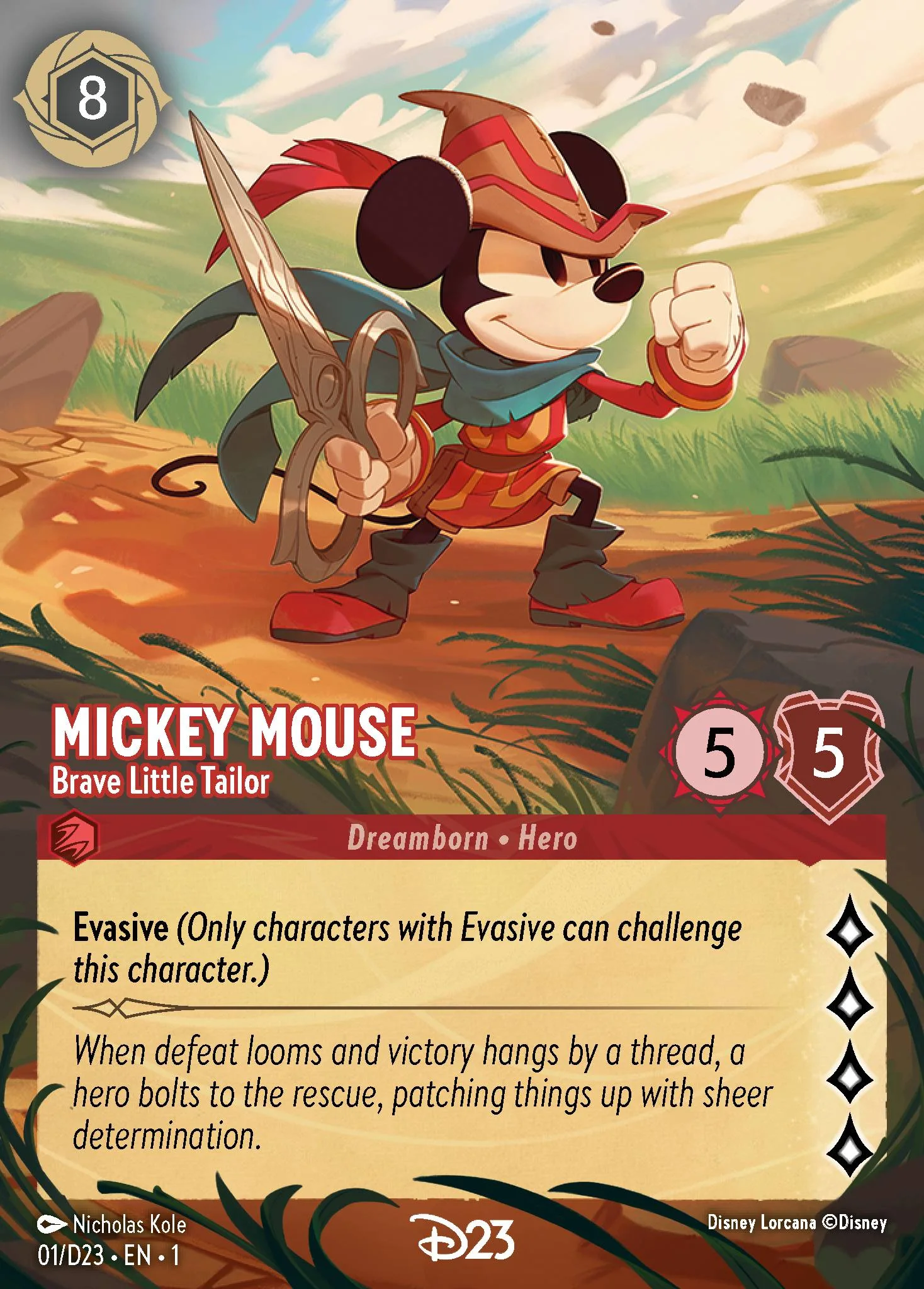 Mickey Mouse - Brave Little Tailor 01/D23 from The First Chapter