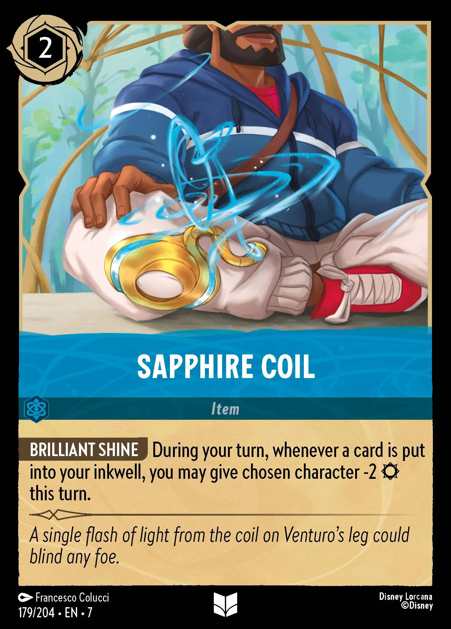 Sapphire Coil 179/204 from Archazia's Island