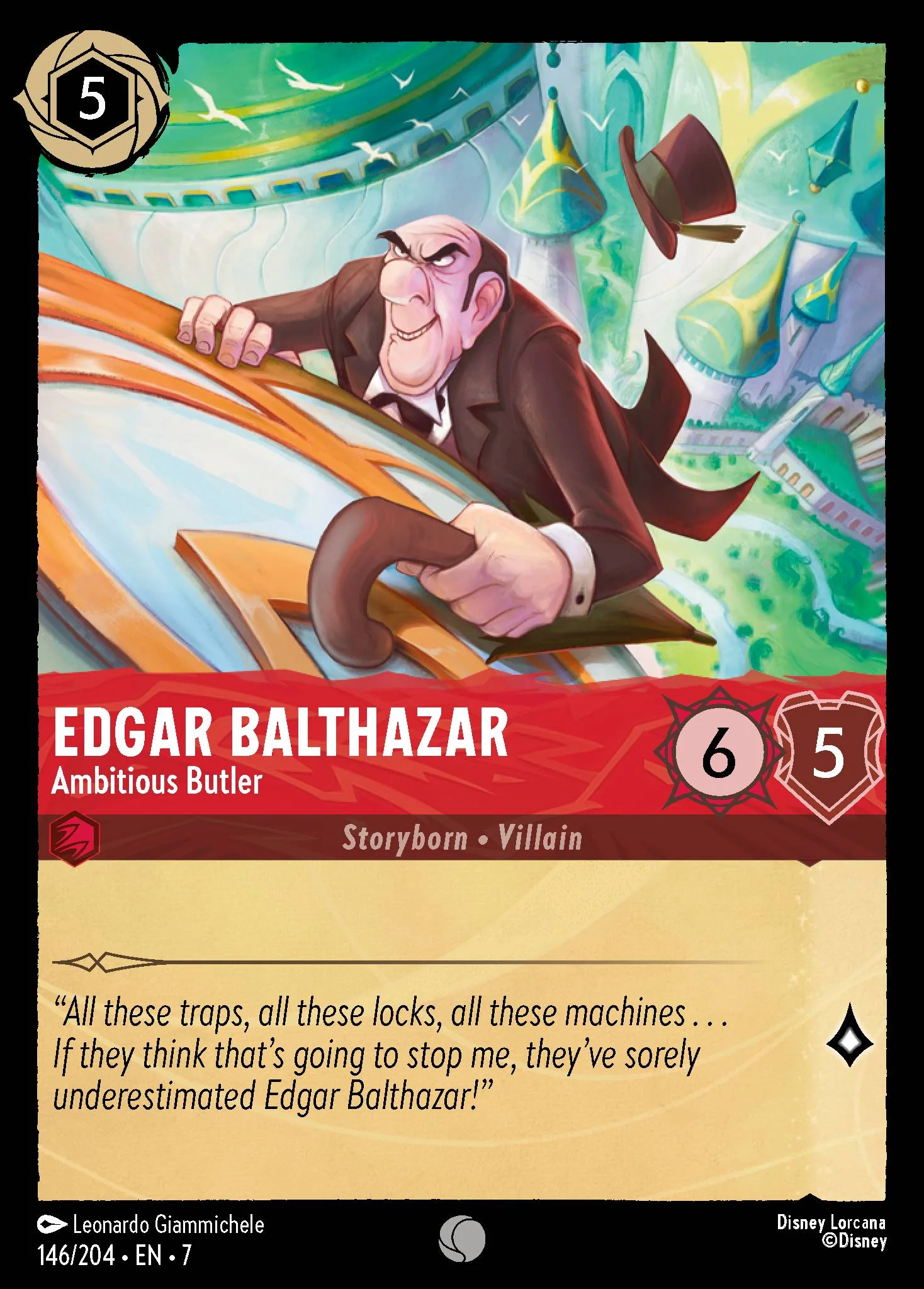 Edgar Balthazar - Ambitious Butler 146/204 from Archazia's Island