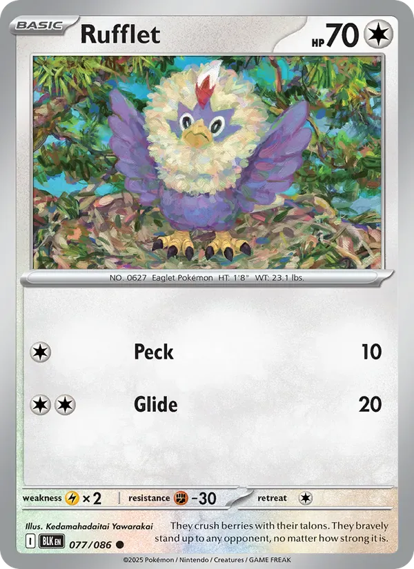 Rufflet 077/86 from Black Bolt