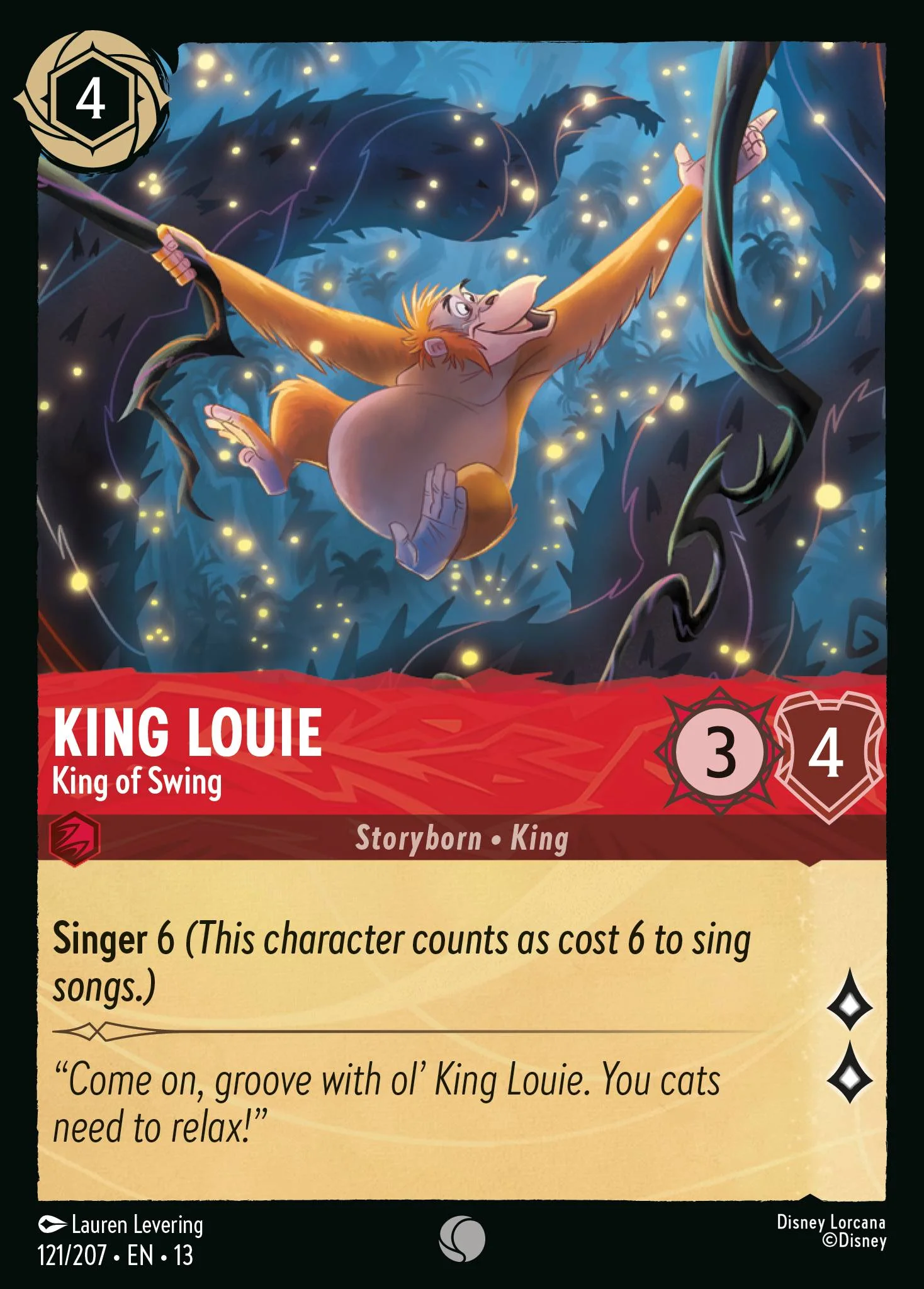 King Louie - King of Swing 121/207 from Attack of the Vine!