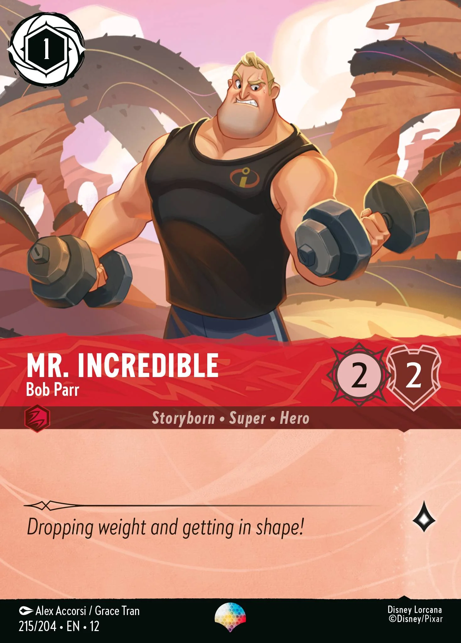 Mr. Incredible - Bob Parr 215/204 from Wilds Unknown