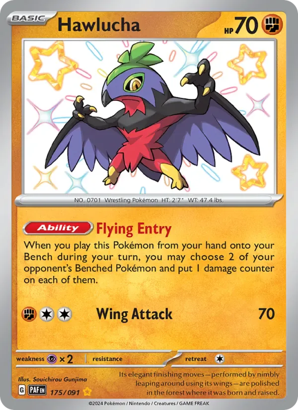 Hawlucha 175/91 from Paldean Fates
