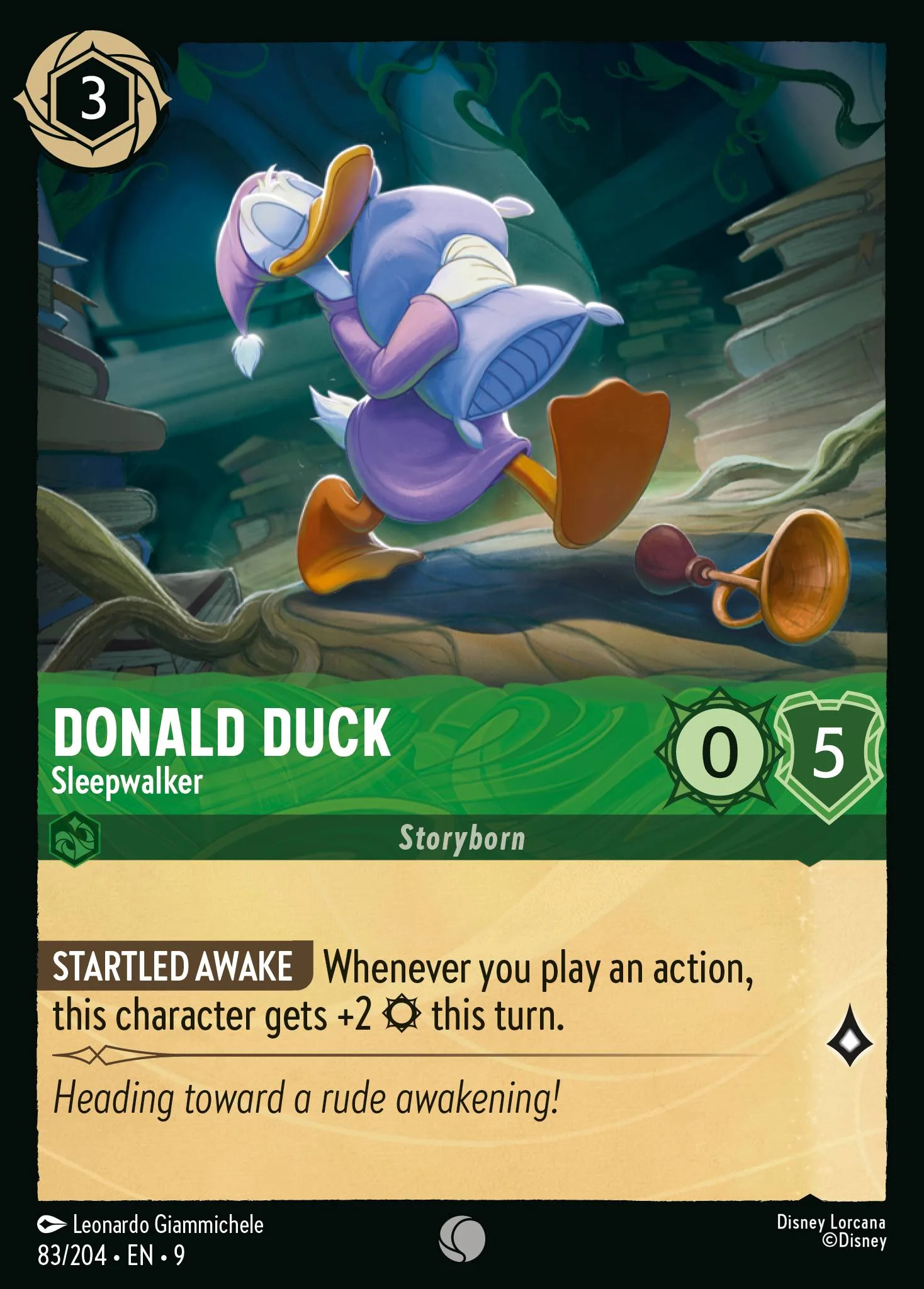 Donald Duck - Sleepwalker 83/204 from Fabled