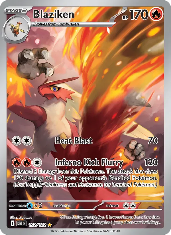 Blaziken 192/182 from Destined Rivals