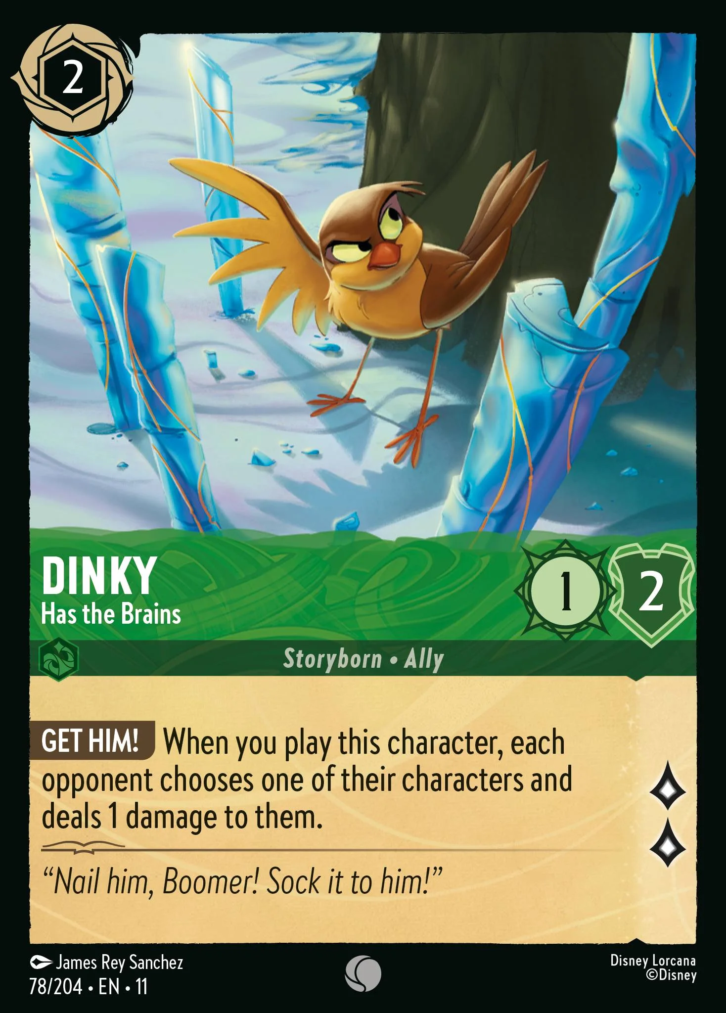 Dinky - Has the Brains 78/204 from Winterspell