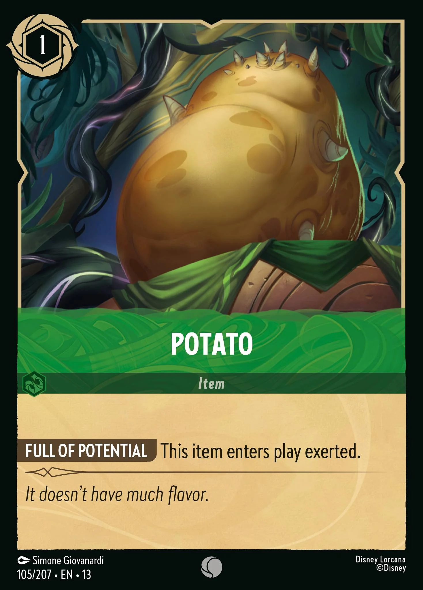 Potato 105/207 from Attack of the Vine!