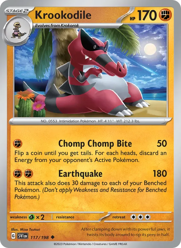 Krookodile 117/198 from Scarlet & Violet Base Set
