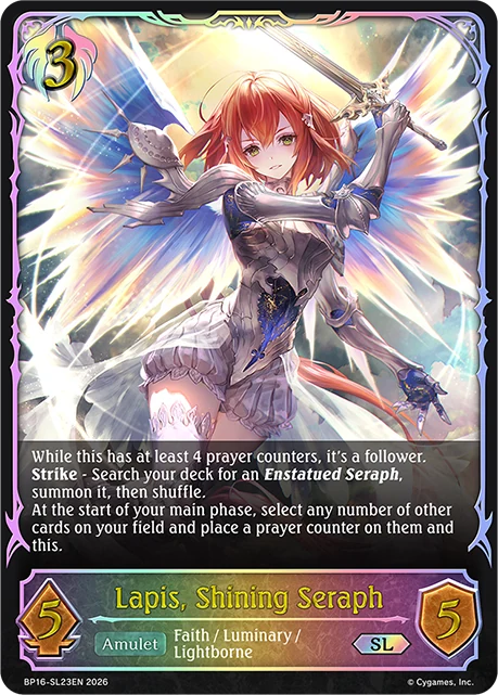 Lapis, Shining Seraph BP16-SL23EN Shadowverse: Evolve card