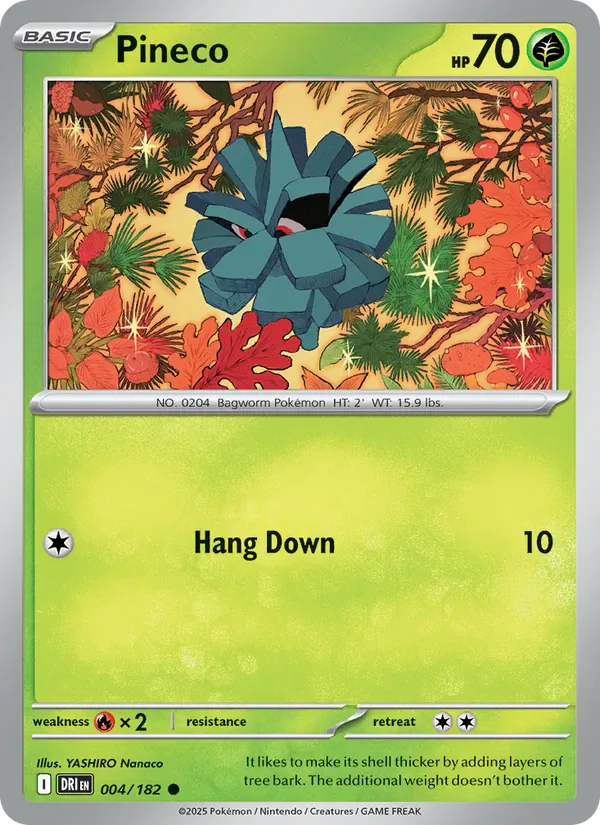 Pineco 004/182 from Destined Rivals