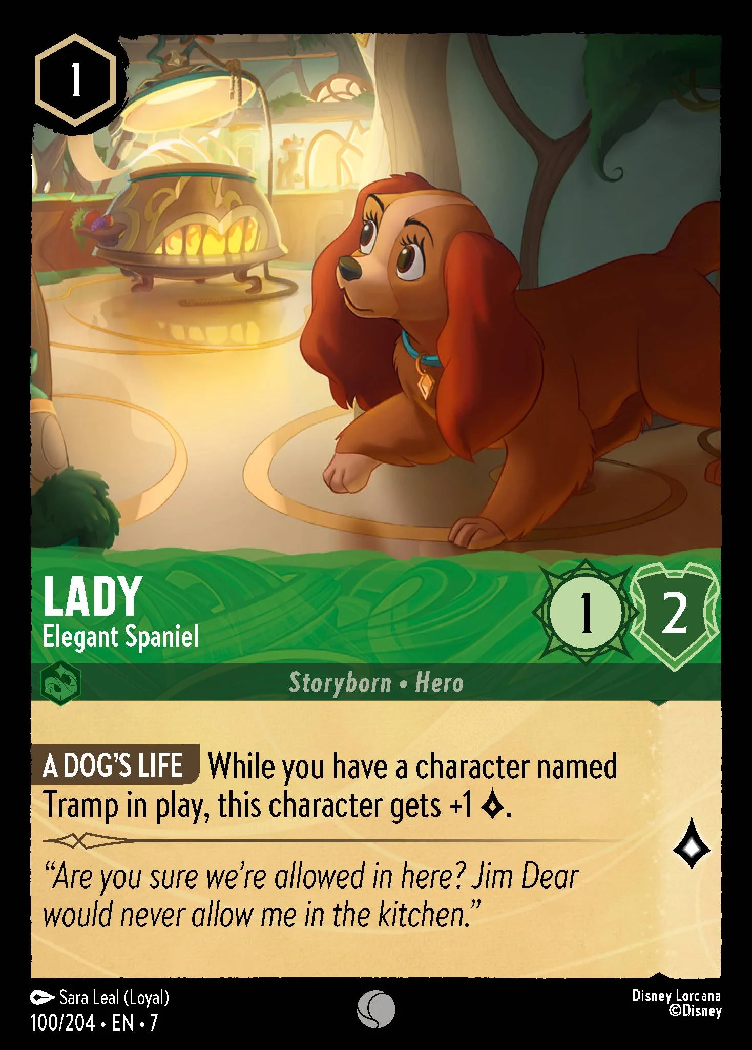 Lady - Elegant Spaniel 100/204 from Archazia's Island