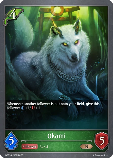 Okami BP01-021EN Shadowverse: Evolve card