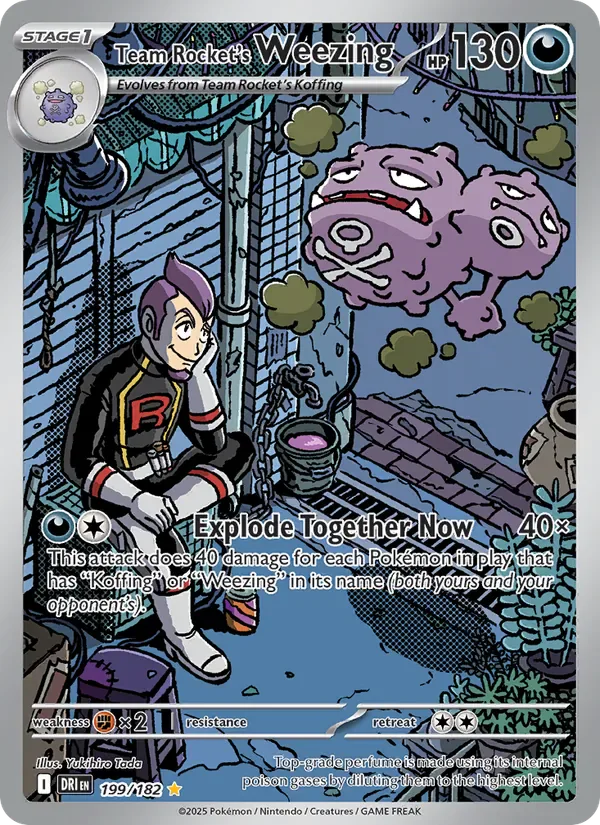 Team Rocket's Weezing 199/182 from Destined Rivals