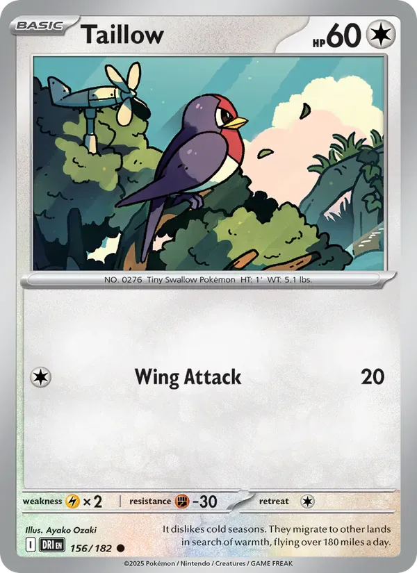Taillow 156/182 from Destined Rivals