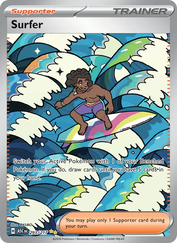 Surfer 293/217 from Ascended Heroes