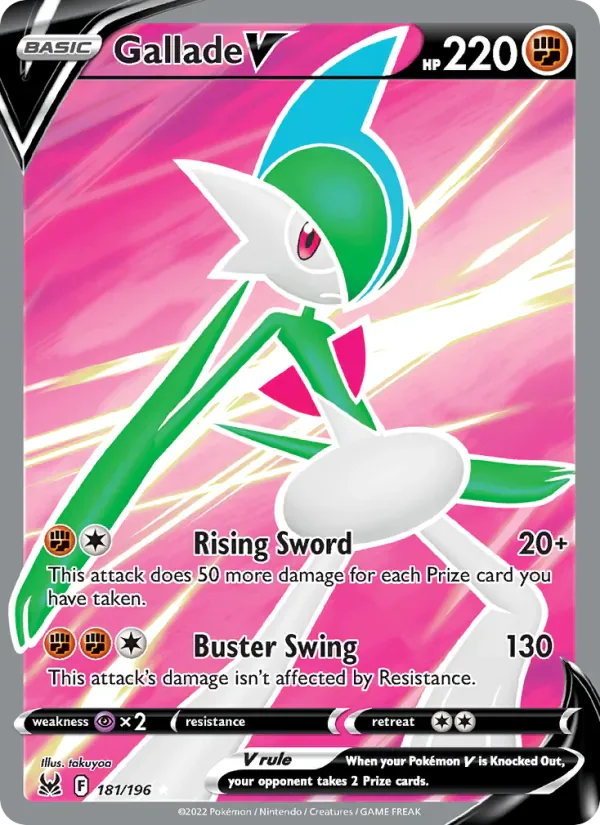 Gallade V 181/196 from Lost Origin