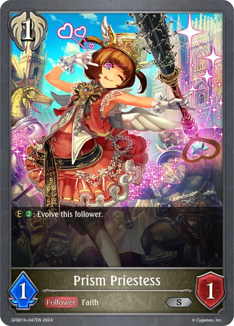 Prism Priestess GFB01b-047EN Shadowverse: Evolve card