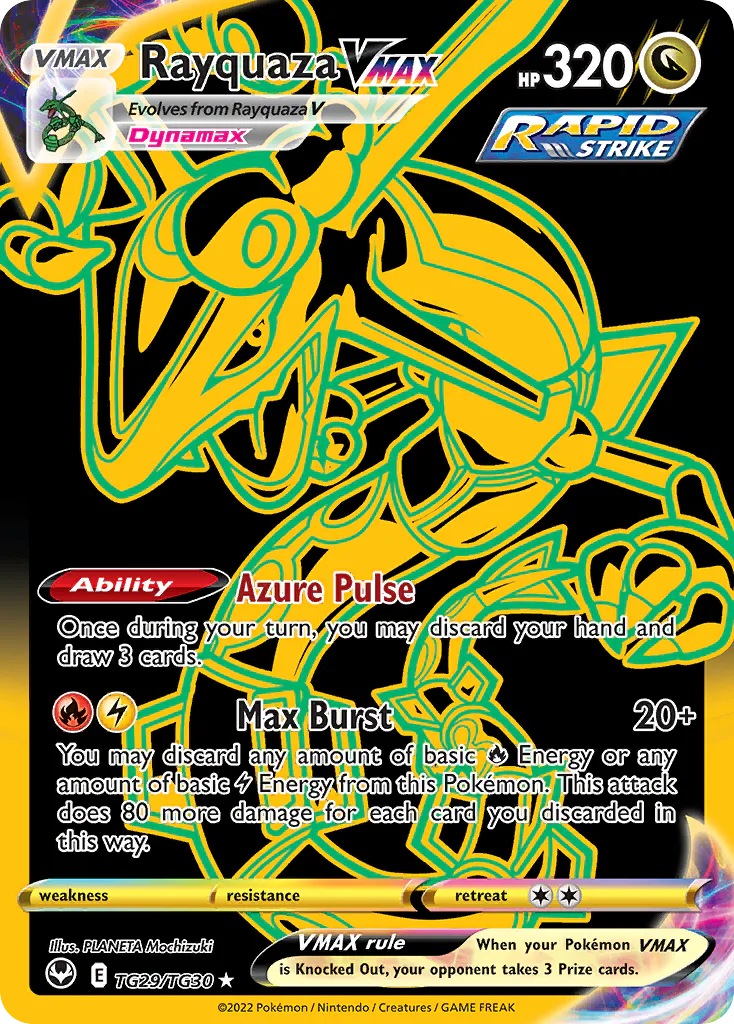 Rayquaza VMAX TG29/TG30 from Silver Tempest